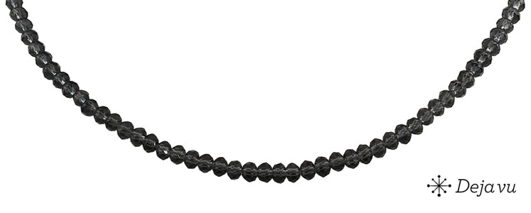 Deja vu Necklace, necklaces, black-grey-silver, N 136-1