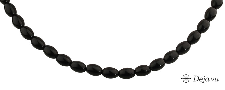Deja vu Necklace, necklaces, black-grey-silver, N 144-1