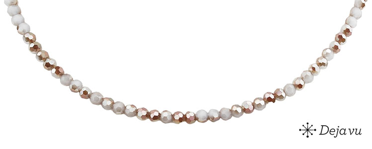 Deja vu Necklace, necklaces, brown-gold, N 158-2