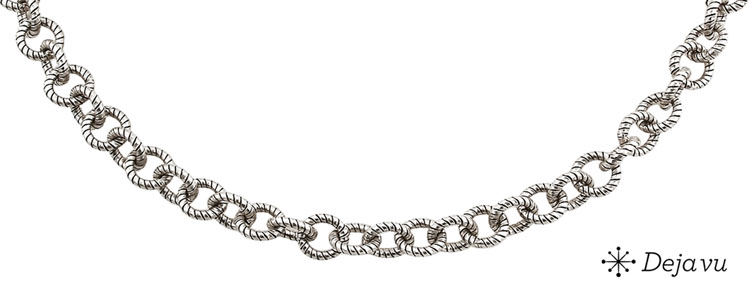 Deja vu Necklace, necklaces, black-grey-silver, N 166-1