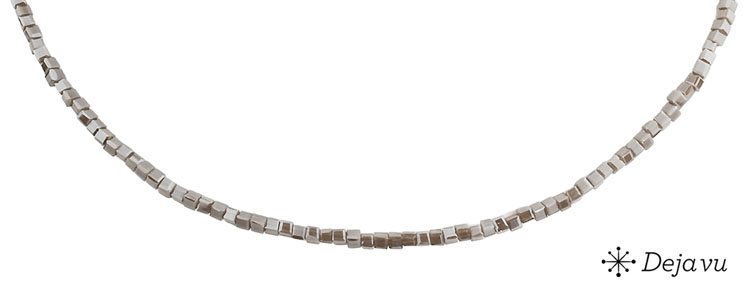 Deja vu Necklace, necklaces, black-grey-silver, N 166-2