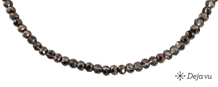 Deja vu Necklace, necklaces, black-grey-silver, N 16-1