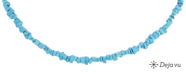 Deja vu Collier, Colliers, blau-t�rkis, N 172-1