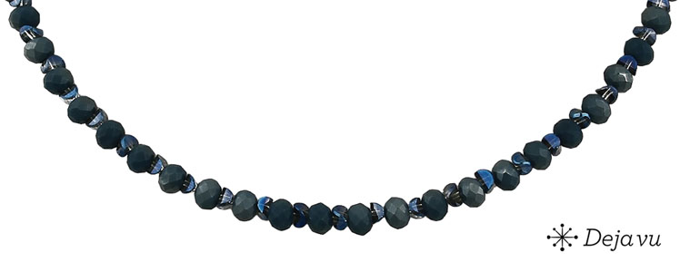 Deja vu Collier, Colliers, blau-t�rkis, N 178-3