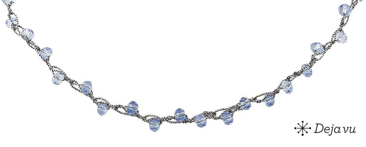 Deja vu Collier, Colliers, blau-t�rkis, N 180-3