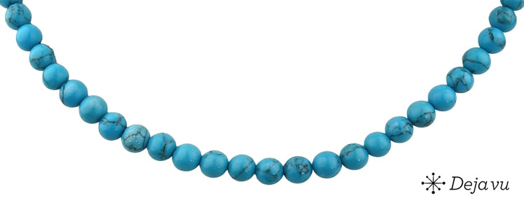 Deja vu Collier, Colliers, blau-t�rkis, N 182