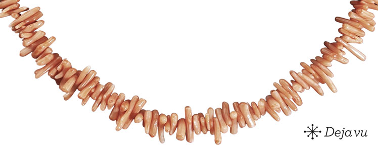 Deja vu Necklace, necklaces, red-orange, N 18-5