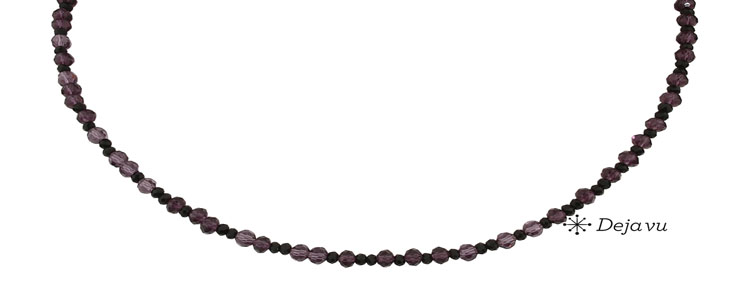 Deja vu Necklace, necklaces, purple-pink, N 196-3