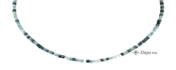Deja vu Collier, Colliers, blau-t�rkis, N 198-3