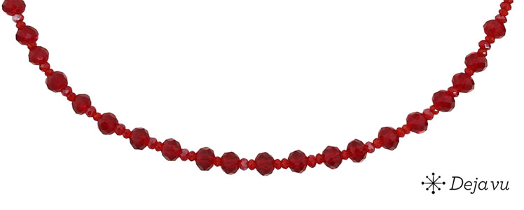 Deja vu Necklace, necklaces, red-orange, N 200-2