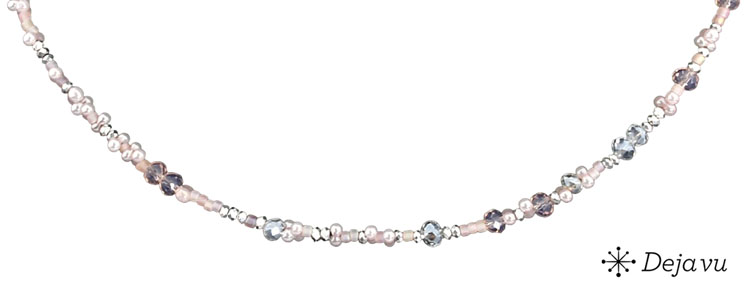 Deja vu Necklace, necklaces, purple-pink, N 202-3
