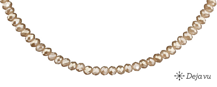 Deja vu Necklace, necklaces, brown-gold, N 208-1