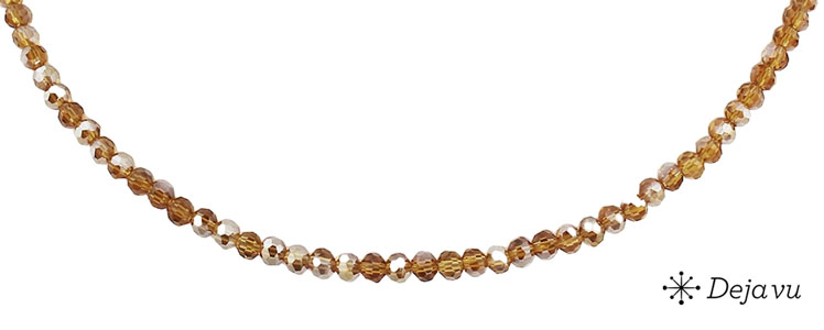 Deja vu Necklace, necklaces, brown-gold, N 20-4