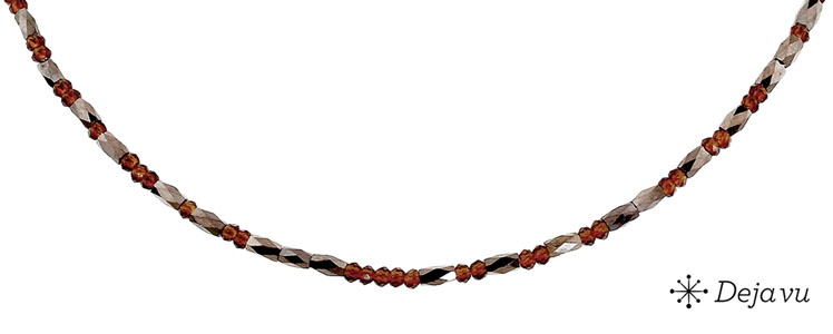 Deja vu Necklace, necklaces, brown-gold, N 20-5