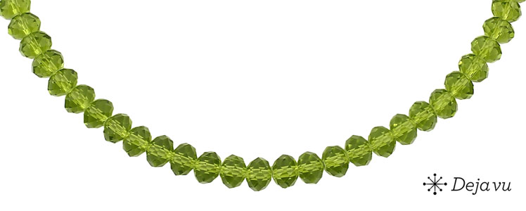 Deja vu Necklace, necklaces, green-yellow, N 214-1