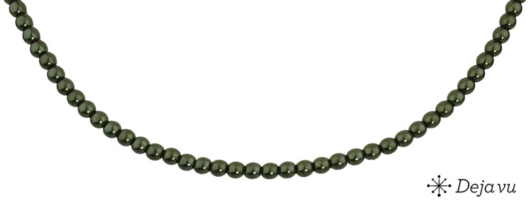 Deja vu Necklace, necklaces, green-yellow, N 220-1, grey green
