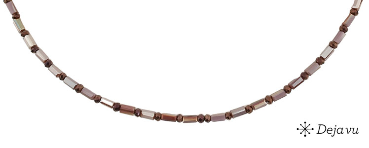 Deja vu Necklace, necklaces, red-orange, N 220-3