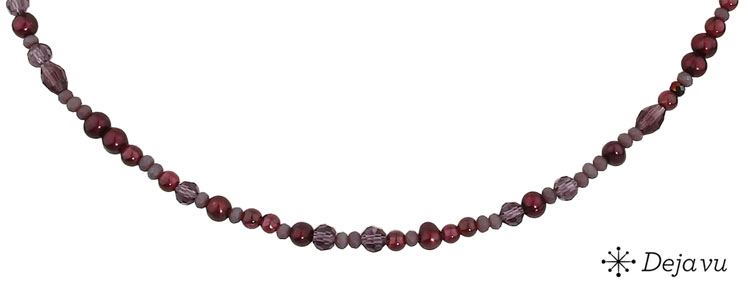 Deja vu Necklace, necklaces, purple-pink, N 226-5