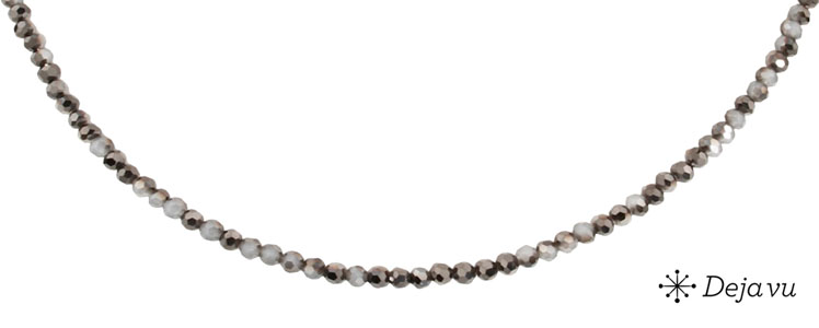 Deja vu Necklace, necklaces, black-grey-silver, N 22-2