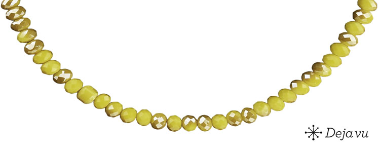 Deja vu Necklace, necklaces, green-yellow, N 22-5