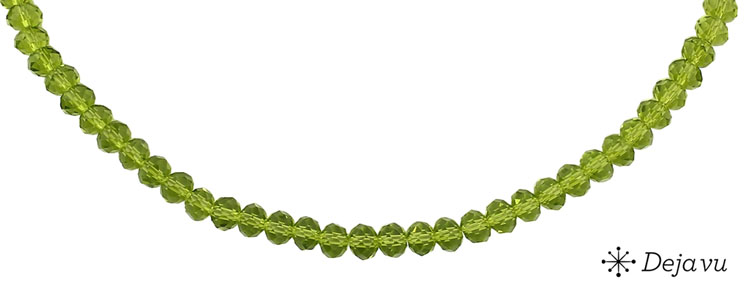 Deja vu Necklace, necklaces, green-yellow, N 236-2