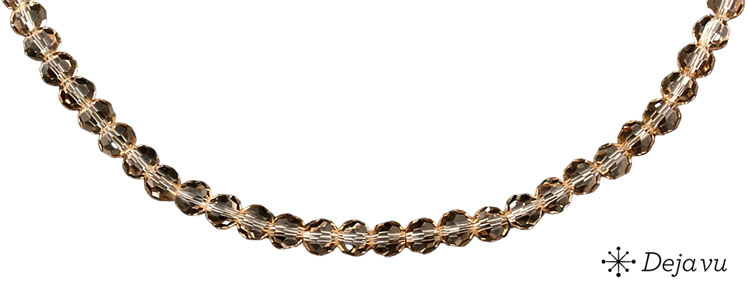 Deja vu Necklace, necklaces, brown-gold, N 238-1