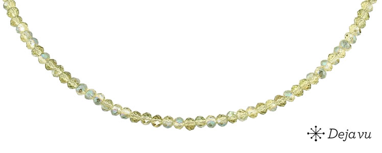 Deja vu Necklace, necklaces, green-yellow, N 244-2