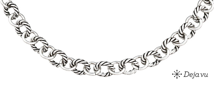 Deja vu Necklace, necklaces, black-grey-silver, N 250-3