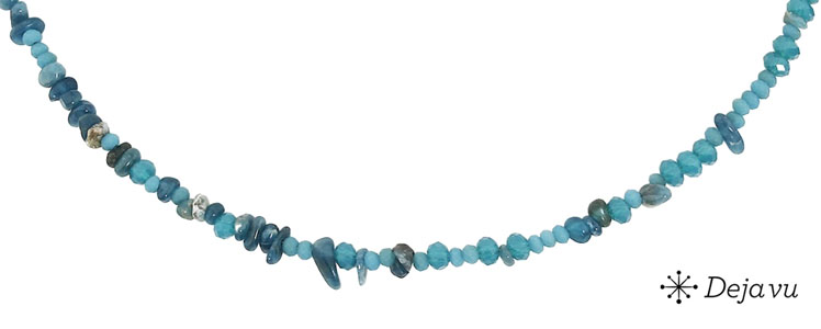 Deja vu Necklace, necklaces, blue-turquoise, N 250-5