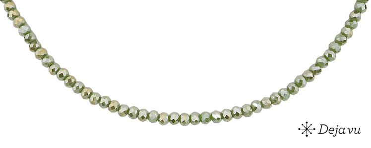 Deja vu Necklace, necklaces, green-yellow, N 256-3