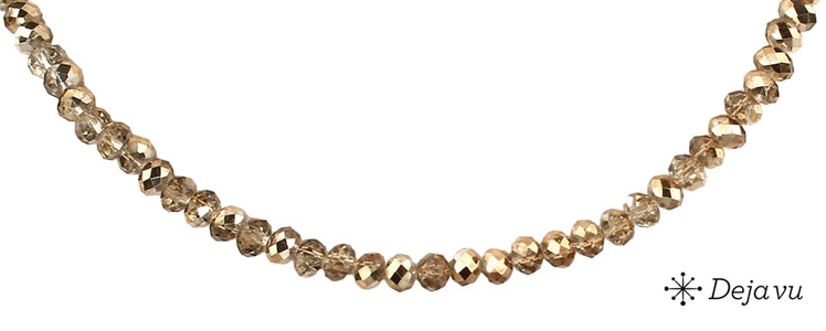 Deja vu Necklace, necklaces, brown-gold, N 258-2