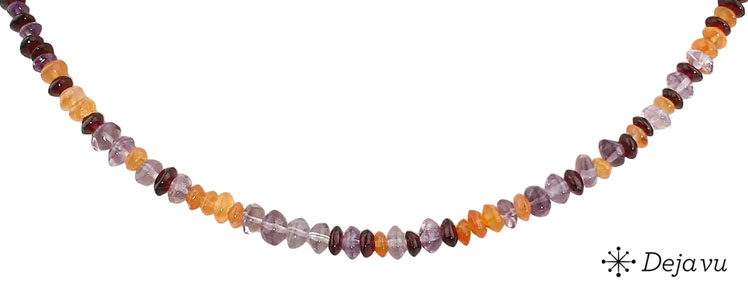 Deja vu Necklace, necklaces, purple-pink, N 260-2