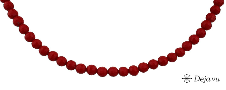 Deja vu Necklace, necklaces, red-orange, N 272-2