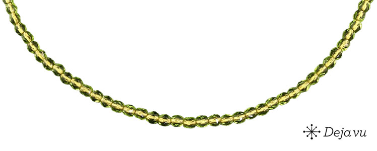 Deja vu Necklace, necklaces, green-yellow, N 282-1