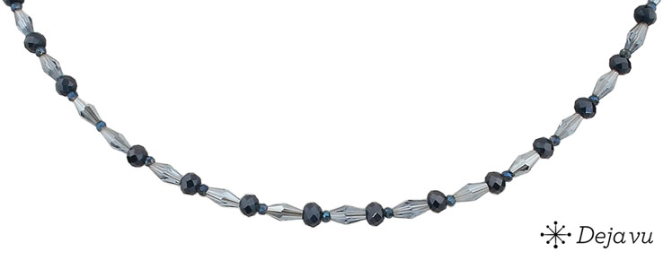 Deja vu Collier, Colliers, blau-t�rkis, N 298-4