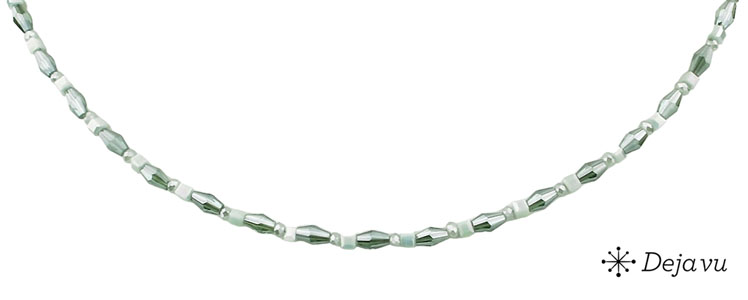 Deja vu Collier, Colliers, blau-t�rkis, N 304-3