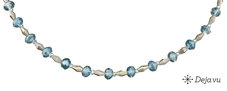 Deja vu Necklace, necklaces, blue-turquoise, N 318-3
