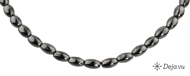 Deja vu Necklace, necklaces, black-grey-silver, N 32