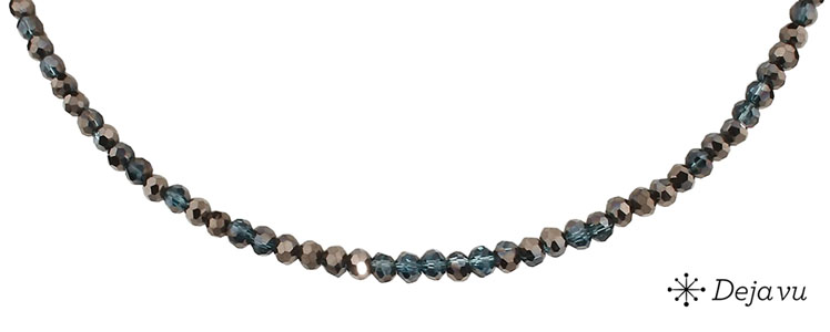 Deja vu Collier, Colliers, blau-t�rkis, N 324-2