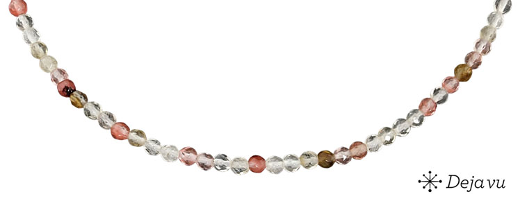 Deja vu Necklace, necklaces, purple-pink, N 338-5
