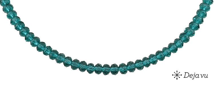 Deja vu Collier, Colliers, blau-t�rkis, N 340
