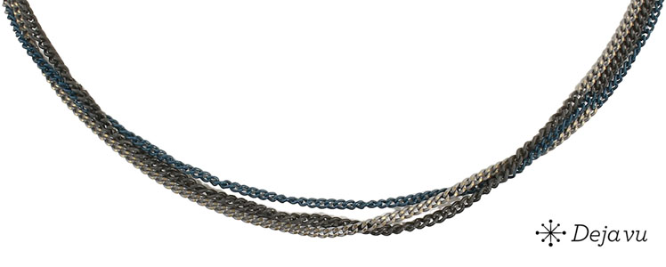 Deja vu Collier, Colliers, blau-t�rkis, N 340-5