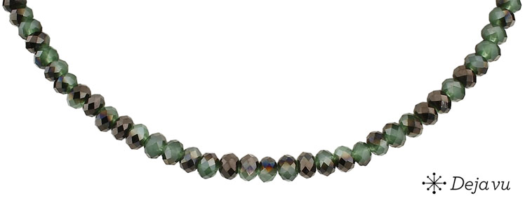 Deja vu Collier, Colliers, gr�n-gelb, N 340-6