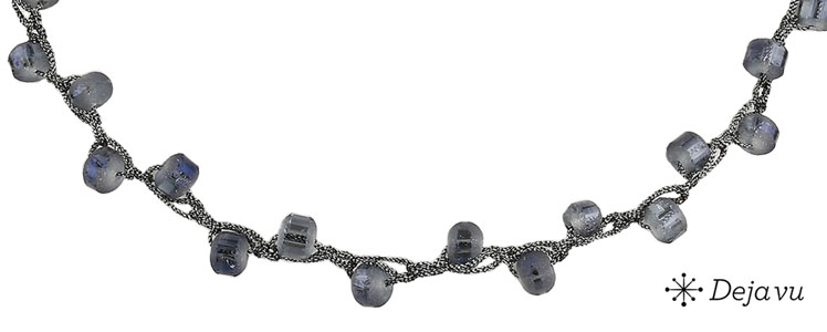 Deja vu Collier, Colliers, blau-t�rkis, N 406-3