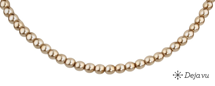 Deja vu Necklace, necklaces, brown-gold, N 414-2