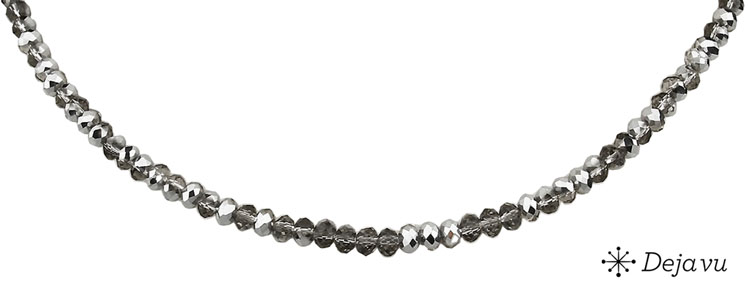 Deja vu Necklace, necklaces, black-grey-silver, N 420-2