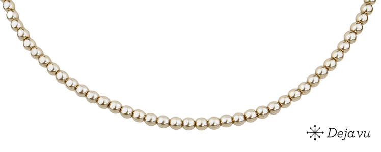 Deja vu Necklace, necklaces, brown-gold, N 426