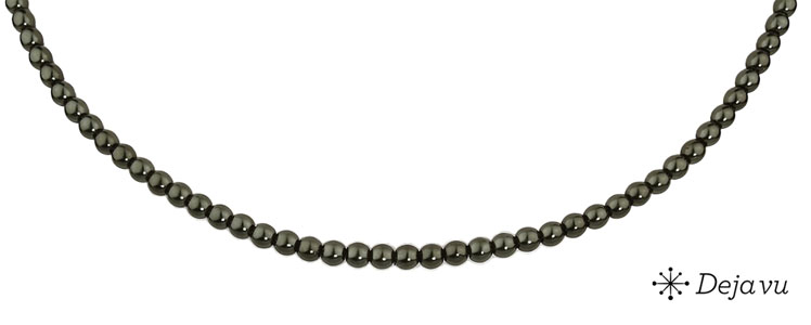 Deja vu Necklace, necklaces, green-yellow, N 438-3, dark olive