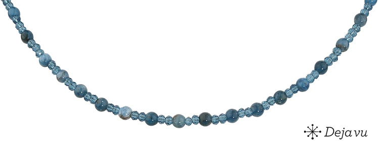 Deja vu Collier, Colliers, blau-t�rkis, N 444-3