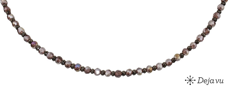 Deja vu Necklace, necklaces, purple-pink, N 446-1